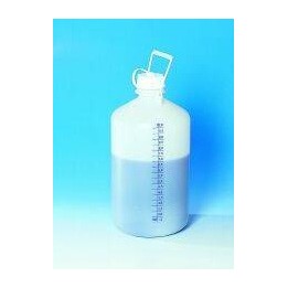HDPE 5 L Storage Bottle with Scale and Cap | Hornik