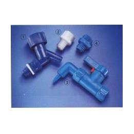 Zapfhahn PP blau für 5-60 l Ballons | Hornik