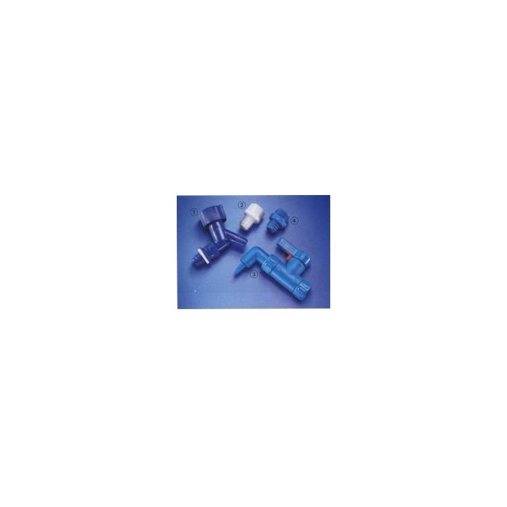 Übergangsstück blau für 5-60 l Ballons | Hornik