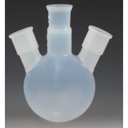 Dreihals-Schliff-Rundkolben 100 ml PFA | Hornik