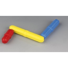 Niebieskie mieszadła Colour-Magnet PTFE 13 x 8 mm | Hornik