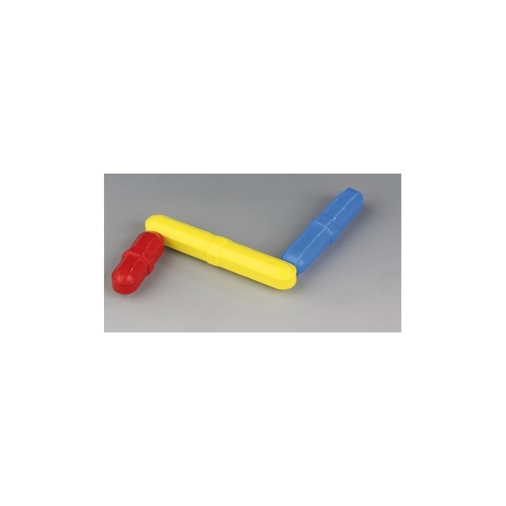 Mieszadełka Colour-Magnet PTFE 38 x 8 mm, niebieskie | Hornik