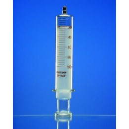 Strzykawka całoszklana 1 ml Luer-Lock, brązowa | Hornik