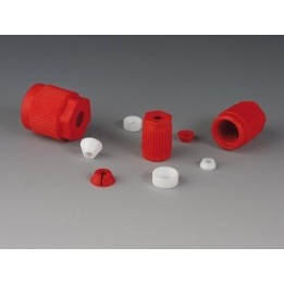 Schraubkappe PTFE/ETFE mit O-Ring GL 14 Ø 1,6 mm | Hornik