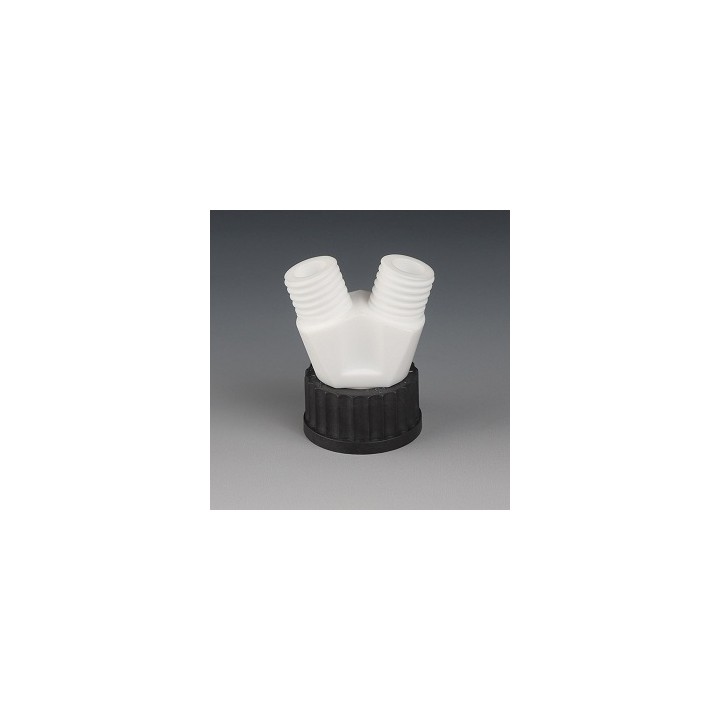 GL45 Screw Cap with 2 GL25 Necks PTFE | Hornik