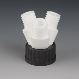 BOLA GL45 Screw Cap, 3 GL25 Necks, PTFE, PPS | Hornik
