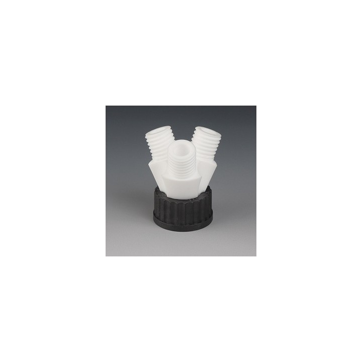 BOLA GL45 Screw Cap, 3 GL25 Necks, PTFE, PPS | Hornik
