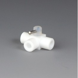 Mini 3-Way PTFE Valve UNF 1/4" 28G | Hornik