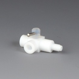 Mini 3-way valve PTFE UNF 1/4" 28 G | Hornik