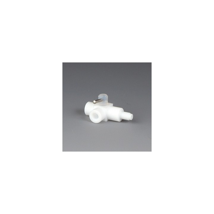 Mini-3-Wege-Hahn PTFE UNF 1/4" 28G Ø 1,6x3,2 mm | Hornik