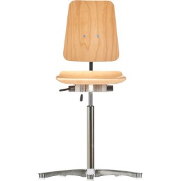 Krzesło robocze WS 1011 XL Classic z drewnem | Hornik
