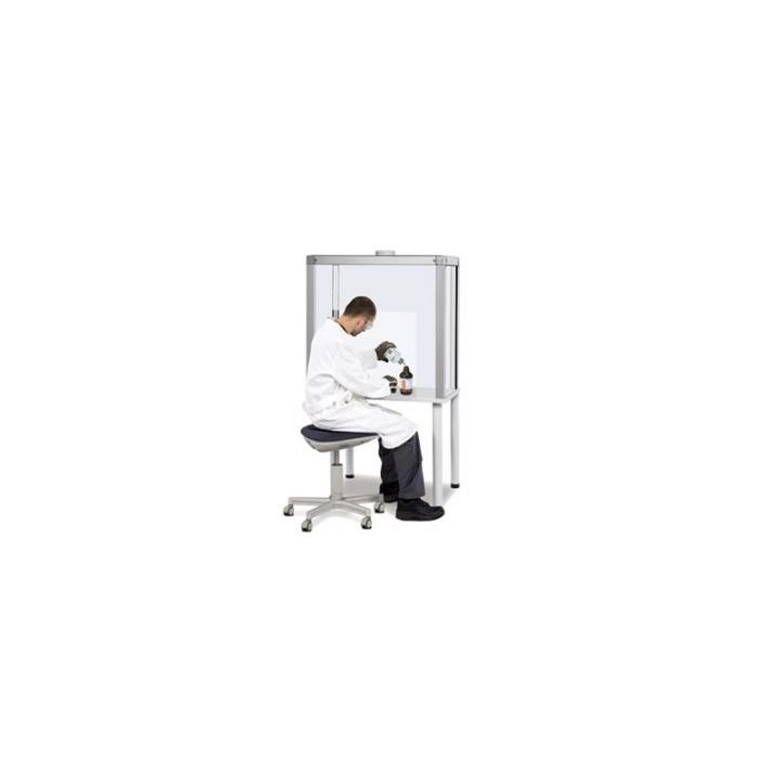 Acrylic glass extraction hood ASE.090.120.60 | Hornik
