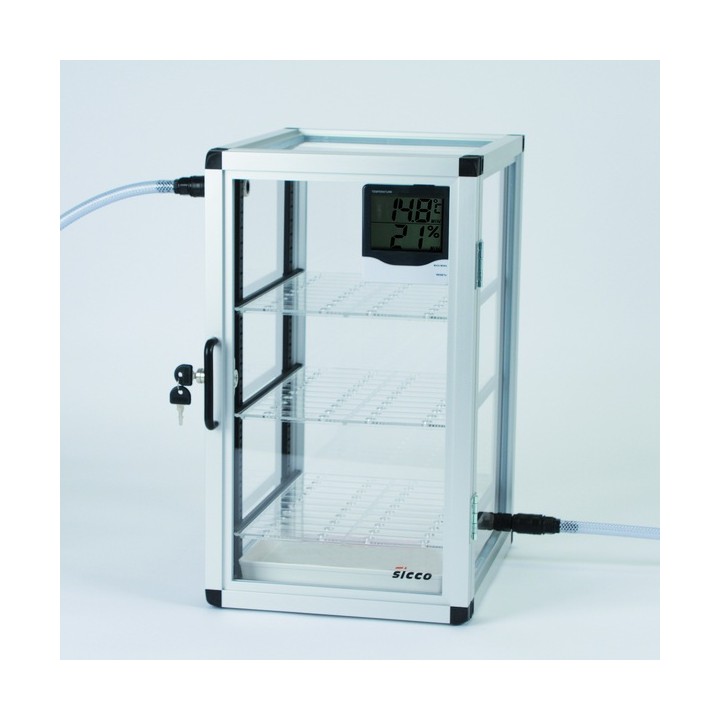 Exsikkator SICCO Super Star Acryl/Alu 51 l | Hornik