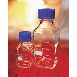 DURAN® Vierkant-Laborflasche 250 ml GL45 | Hornik