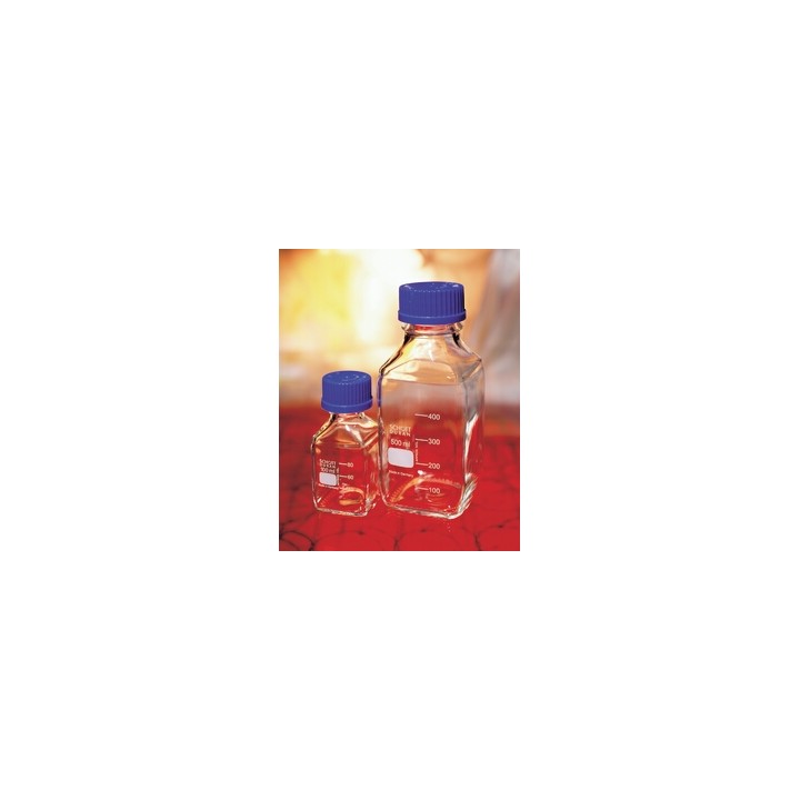 DURAN® 250 ml Square Laboratory Bottle GL45 | Hornik