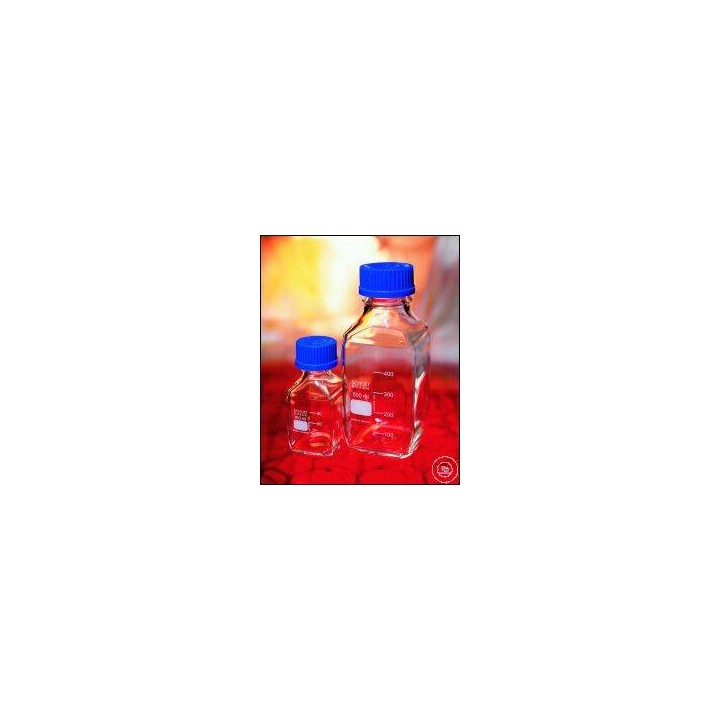 DURAN® kwadratowa butelka laboratoryjna 500 ml GL45 | Hornik