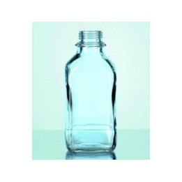 Vierkantflasche 100 ml Kalk-Soda-Glas DIN 32 H | Hornik