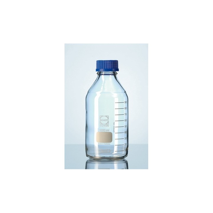 DURAN Laborflasche 500 ml GL 45 PP blau | Hornik