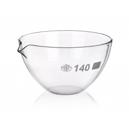Abdampfschale 10 ml Borosilikatglas 3.3 Ausguss flacher Boden