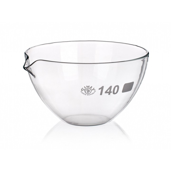 Abdampfschale 10 ml Borosilikatglas 3.3 Ausguss flacher Boden