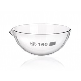 Abdampfschale 15 ml Borosilikatglas 3.3 Ausguss runder Boden VE 10 St.