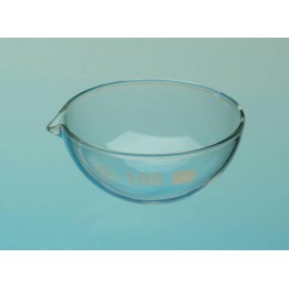 Abdampfschale 500 ml Borosilikatglas 3.3 Ausguss runder Boden VE 10 St.