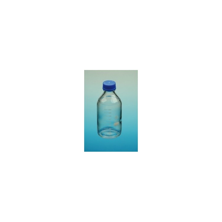 Laboratory bottle 250 ml, 3.3 glass, PP GL45 | Hornik