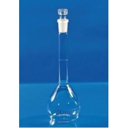 Messkolben 100 ml Borosilikatglas 3.3 Glasstopfen NS 12/21
