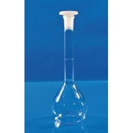 Volumetric flask 10 ml class A borosilicate glass 3.3 stopper PP NS 7/16