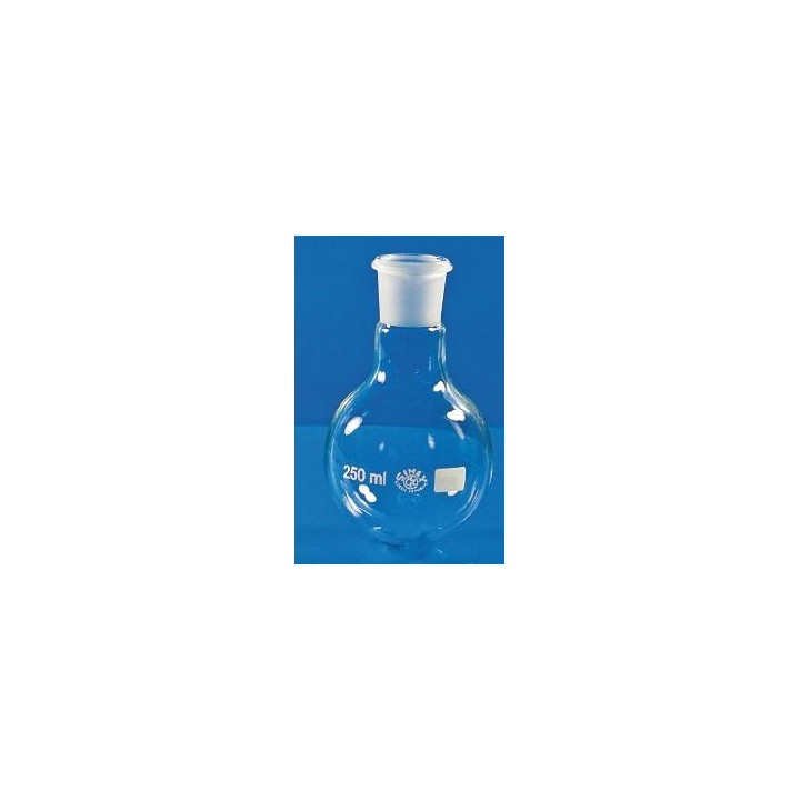Kolba okrągłodenna 50 ml, szkło 3.3 NS14/23 | Hornik
