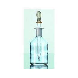 Tropfflasche 100 ml Braunglas mit NS-Pipette | Hornik