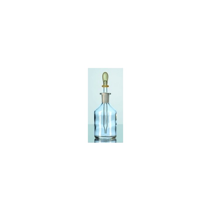 Tropfflasche 250 ml Natron-Kalk-Glas braun Pipette
