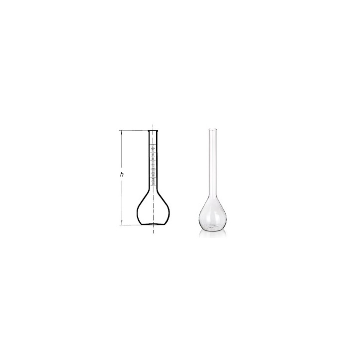 Kolben 100 ml mit Teilung im Hals