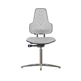 Arbeitsstuhl WS 8210 PUR mit Gleitern | Hornik