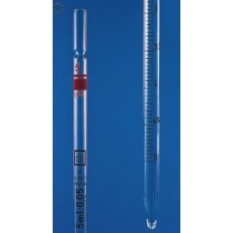 Graduated pipette 2:0,02 ml class B AR-glass partial delivery black