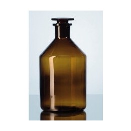 Butla wąskoszyjna 250 ml Boro 3.3 brązowa | Hornik