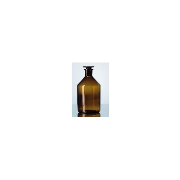 Enghalsstandflasche 250 ml Boro 3.3 braun | Hornik