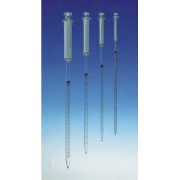 Pipeta miarowa z tłokiem 25:0,1 ml, szkło AR | Hornik