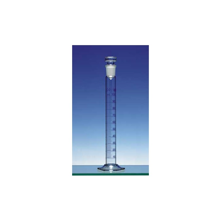 Cylinder miarowy DURAN® 250 ml Klasa A, szklany korek | Hornik