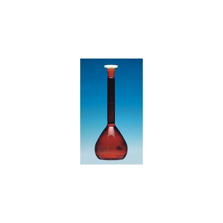 Messkolben 5 ml DURAN® braun, Kl. A, NS 7/16 | Hornik