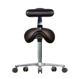 Saddle Stool WS 3520 KLRL (V) with Backrest | Hornik