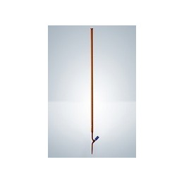 DURAN® 25 ml burette, brown glass, PTFE valve | Hornik