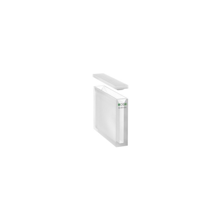 Semi-Micro Cuvette 104-OS 50 mm, Quartz, 7000 µl | Hornik