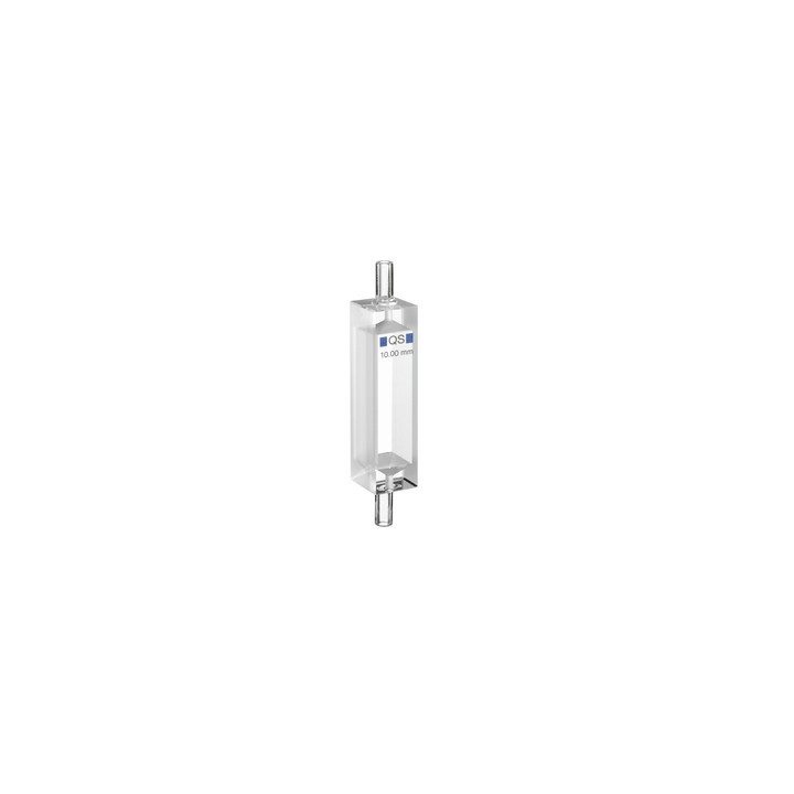 130-QS Flow Cuvette, 10 mm, Quartz Glass | Hornik