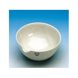 Abdampfschale 25 ml Ø 50 mm, Ausguss, glasiert | Hornik
