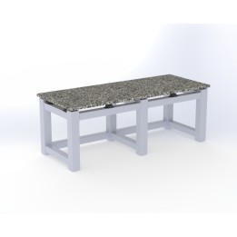 Mikroskoptisch Granitplatte 120x80x74 cm | Hornik