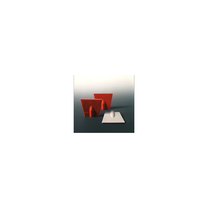Red Spade-Shaped Wiper 5 mm – Natural Rubber | Hornik