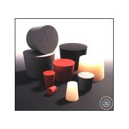 Grey Natural Rubber Stopper 14/18 mm, 20 mm | Hornik