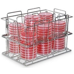 Ablagegestell PetriPile 65 für 36 Petrischalen Ø 65 mm|★★★★★ Preis✓