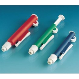 Pipette Pump Pipettor for Pipette to 2 ml with release valve blue